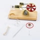 thumbnail image 2 of Modelo de Motor de Aire Tomshoo de Madera DIY con Luz LED, 2 of 8
