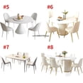 thumbnail image 3 of Luxury Dining Table And Chairs Customize Tabletop Kitchen Furniture 24 Dining Table Sets Minimalist Dining Table With 6 Seats My Lux Decor Round, 3 of 31