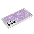 thumbnail image 2 of Allytechgroup Glitter Bling Phone Case for Samsung Galaxy S24 Ultra, Slim Fit Shockproof Anti-Scratch Perfect Phone Case for Girls and Women, Purple, 2 of 5