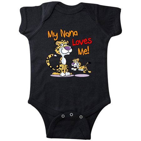 

Inktastic My Nana Loves Me Cat Gift Baby Boy or Baby Girl Bodysuit