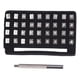 thumbnail image 1 of Herramientas de perforación de cuero con metal impreso, 37 piezas de herramientas de perforación con alfabeto, juego de herramientas de perforación con sellos del alfabeto, juego de perfo, 1 of 9