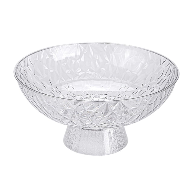 Cuenco para servir frutas, plato decorativo para frutas, multifuncional para verduras, té. Claro