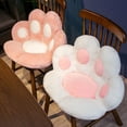 thumbnail image 4 of Funda de felpa con diseño de pata de gato, soporte ergonómico de uso multifuncional para dormitorio y sala de estar (1 pieza), 4 of 5