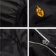 thumbnail image 4 of Chaqueta de impermeable a prueba unisex Ropa de para proteger reflectante Negro, 4 of 9