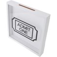 thumbnail image 2 of VEEKI Travel Adventure Archive Shadow Box White Top Loading Shadow Box Map Frame Money Box with Slot for Picture for Family Travel Exhibition Hall (White)24058509, 2 of 4