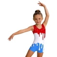 thumbnail image 3 of Miaoju Gymnastics Leotards for Girls Sparkly One-Piece Pro Kids Unitard Biketards with Shorts, 3 of 6