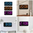 thumbnail image 2 of Large Digital Wall Clock LED Alarm Clock Big Digits 2 Alarms DST Snooze Function for Living Room and Bedroom Decors, 2 of 9