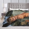 thumbnail image 4 of Chad Michael Murray Fleece Blanket Throw Blanket for Couch - Cozy Luxury Bed Blanket Microfiber and Throws for Sofa, 4 of 6