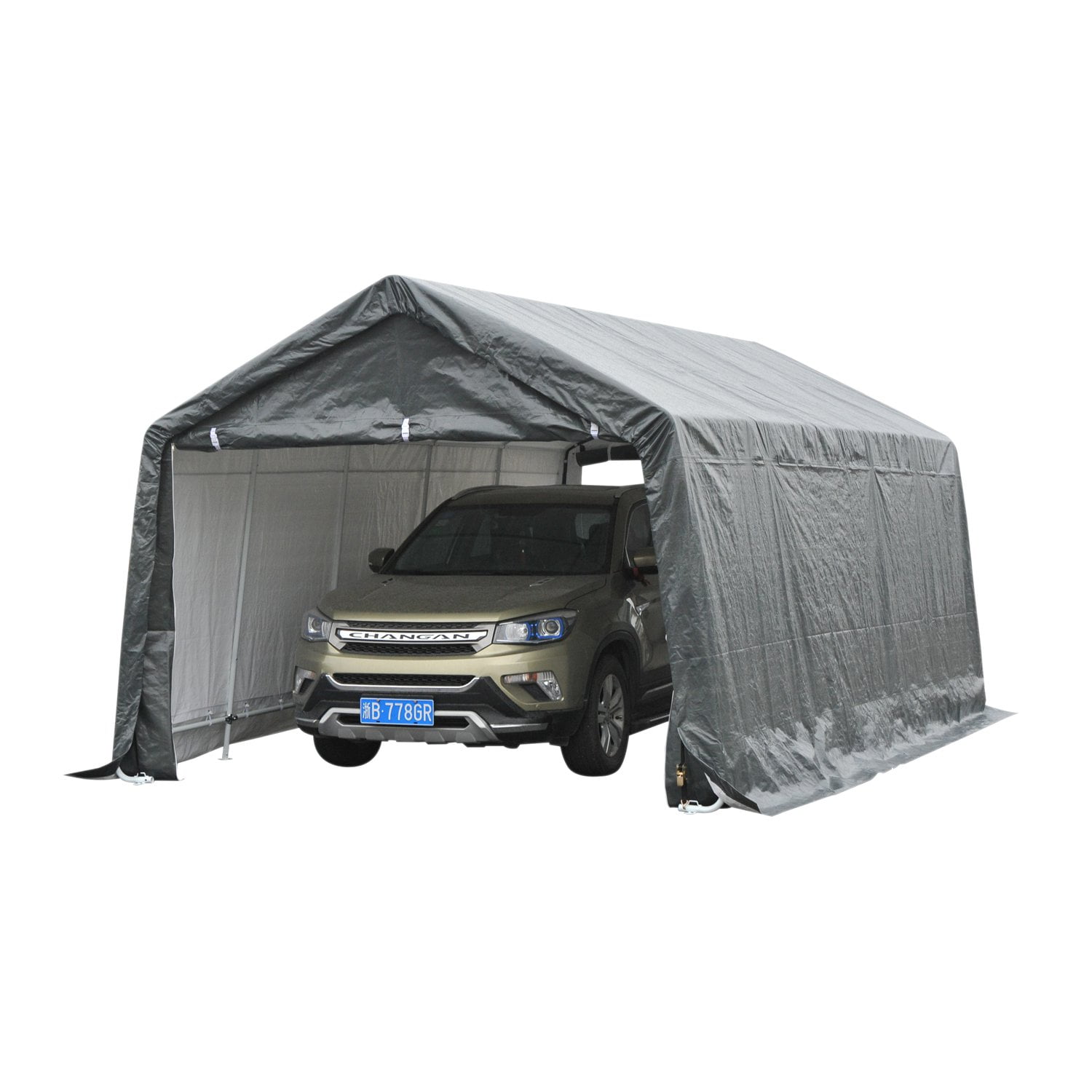 car tarp garage