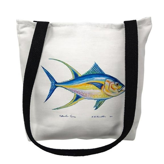 Betsydrake TY116G 18 x 18 in. Tuna Tote Bag - Large