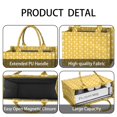 thumbnail image 4 of Large Capacity Tote Bag,Yellow Lemon Fruit Shapes Orange Pattern Handbag Fashion Luxury Tote Bag,15.7"x13"x 5.1" Inches,Laptop Compatible, 4 of 6