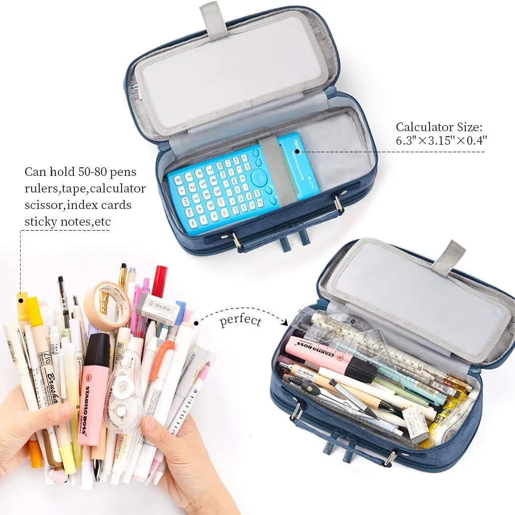 Wholesale Big Capacity Pencil Pen Case Bag Pouch Holder For Middle