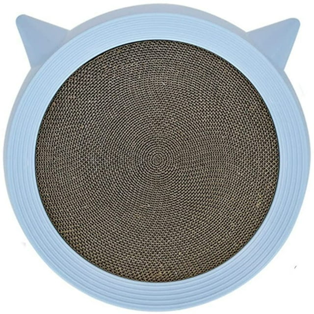 Cat Scratching Post Corrugated Cardboard Durable Scratching Pad For Fat Cat Large Scratching Lounge Bed Board Recycles For Furniture Protection Cat Scratcher Bowl