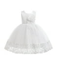 thumbnail image 2 of breaise Girls Sleeveless Tulle Dress Formal Puffy Princess Maxi Gown for Pageant Wedding Birthday Evening Party Kids Lace Dance Ball Gowns, 2 of 8