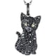 thumbnail image 2 of Bonitos Collar de Gatos CatNeck05 1Pza Black Cat Negro Metal Cadena y Dije., 2 of 2