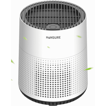 HUMSURE Air Purifier, 300 Sq.ft Air Purifiers for Bedroom, H13 True HEPA Filter, Remove Smoke Dust, White, HKJ-50A