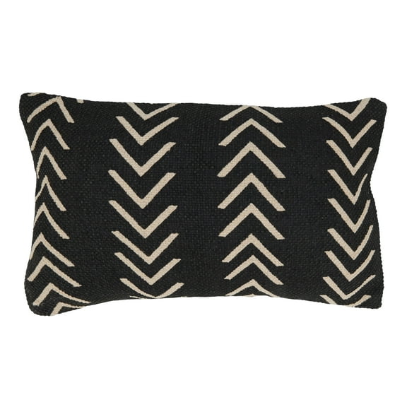 Saro Lifestyle Chevron Design Throw Pillow Cover