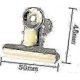 thumbnail image 2 of 20 Pack 2 Inch Polished Steel Clips, Metal Bulldog Binder Clips, Large Hinge Paper Clips Clamps For Food Bags(gold) - Ja, 2 of 3