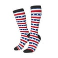 thumbnail image 2 of Balery American Patriotic Stars And Stripes Fun Novelty Socks Men'S Women'S Crew Socks Funny Crazy Novelty Socks Quirky And Cool Socks, 2 of 9