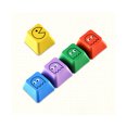 thumbnail image 4 of 5Pcs Keycaps Comfortable Wear-resistant Ergonomic Non-fading Indeformable Replacement PBT Gaming Keyboard Key Cap for Office- B, 4 of 5