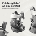 thumbnail image 4 of Bc Babycare Ergonomic Baby Carrier with Hip Seat Lumbar Support for Newborn to Toddler,Gray, 4 of 13