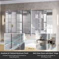thumbnail image 5 of ANGELES HOME 72 in. x 32 in. Copper-Free Mirror Medicine Cabinet with 4 Doors, Recessed or Surface Mount, 12 Adjustable Glass Shelves, 5 of 14