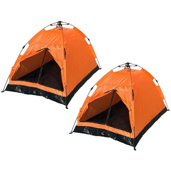 2 Pack Instant Pop-Up Camping Tent Automatic 1-2 Person for Camping, Hiking or Festivals