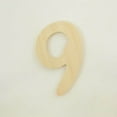 thumbnail image 1 of Package of 1, 14 Inch X 1/2" Baltic Birch "9" Plywood Numbers In The Waltograph Font | Thick For Art & Craft Project, Made in USA, 1 of 1