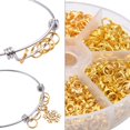 thumbnail image 6 of Iron Split Rings, 1 Box (100g) 6 Sizes Double Loop Jump Ring Small Split Key Rings Connector with a Jump Ring Opener Tool for DIY Jewelry Making - Gold, Diameter : 4-10 mm, 6 of 7