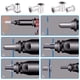 thumbnail image 2 of Tuerca de remache M6 de acero inoxidable 304 de 60 piezas, tuerca ciega de cabeza plana, tuerca de remache roscada para alicates de inserción roscada esquí esquí Gafas de esquí, 2 of 5
