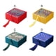 thumbnail image 5 of Caja de regalo de tela de joyería con borlas cuadradas de estilo chino, cajas para hombres, embalaje de collar, adorno de almacenamiento de Ropa, zapatos y accesorios Miscelánea Verde 10*10*4cm Minnieouse AP017912-03, 5 of 6