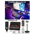 thumbnail image 4 of Sound Card G1 & L3 Condenser Microphone Set USB Sound Mixer Mic Audio Interface Sound Board For Phone Recording Live Streaming ,Easy to Use, 4 of 6