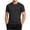Black1, variant on LIaqionyy Workout Shirt for Mens Casual Loose Short Sleeve Summer Solid Color Comfortable Lightweight Tops