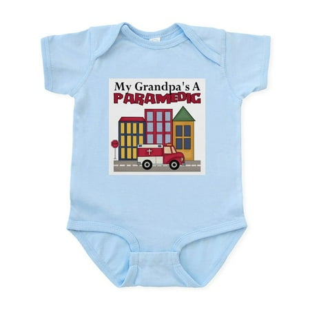

CafePress - My Grandpa s A Paramedic Infant Bodysuit - Baby Light Bodysuit Size Newborn - 24 Months