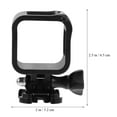 thumbnail image 2 of 1 Ensemble Cadre de Caméra Coque en Plastique Compatible pour GoPro HERO 4/5 Session, 2 of 9