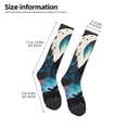thumbnail image 2 of Cauagu Artistic Moon Valley Wolf Print Women's Men's Ankle Socks 1-pack Casual Athletic Socks for Unisex Adult Moisture-Wicking Socks for Daily Wear/Running/Sport, 2 of 8
