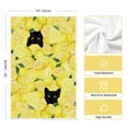 thumbnail image 4 of Sm:)e Cat Yellow Lemon Summer Kitchen Dish Towels 18x26 Inch Set of 4, Blue, 4 of 7