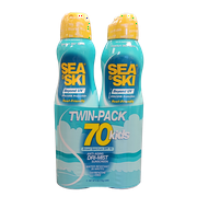 Sea&Ski Kids Spray Mist SPF70 Sunscreen, Twin Pack