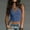 *Dark Blue, variant on ClodeEU Women's V Neck Sleeveless Cropped Tank Top ,Casual Summer Crop Top Beige,Women's Plus L