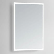 Modern Mirrors Linea Lighted Bathroom Vanity Mirror with Daylight LED Lighting and Dimmer Options