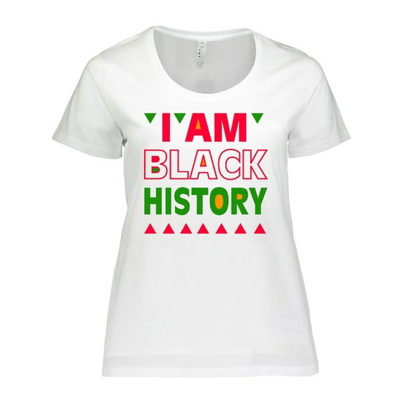 Inktastic I Am Black History Women's Plus Size T-Shirt