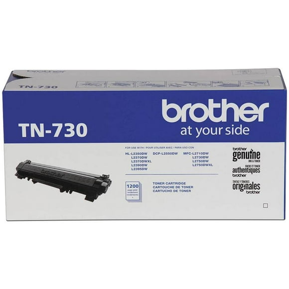 Cartucho de Tóner Brother Modelo: TN-730, Negro. Brother TN730