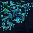 thumbnail image 2 of Glow in The Dark Dinosaur Wall Decals,Glowing Stickers for Ceiling,Boys Bedroom Decoration,Large Luminous Removable Dinosaur Wall Decor for Nursery,Kids Birthday Gift, 2 of 9
