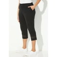 thumbnail image 3 of Catherines Women's Plus Size Suprema Crochet Trim Capri, 3 of 5