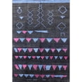 thumbnail image 1 of Ahgly Company Indoor Rectangle Mid-Century Modern Dark Gray Black Solid Area Rugs, 7' x 9', 1 of 6