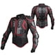 thumbnail image 5 of Chaqueta de motocicleta para carreras, armadura protectora para hombres, ciclismo, ATV, motocross, chaqueta de protección corporal, ropa, equipo de protección, negro/rojo, 5 of 5