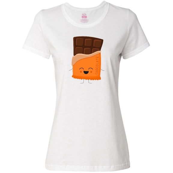 Inktastic Cute Kawaii Chocolate Candy Bar Women's T-Shirt