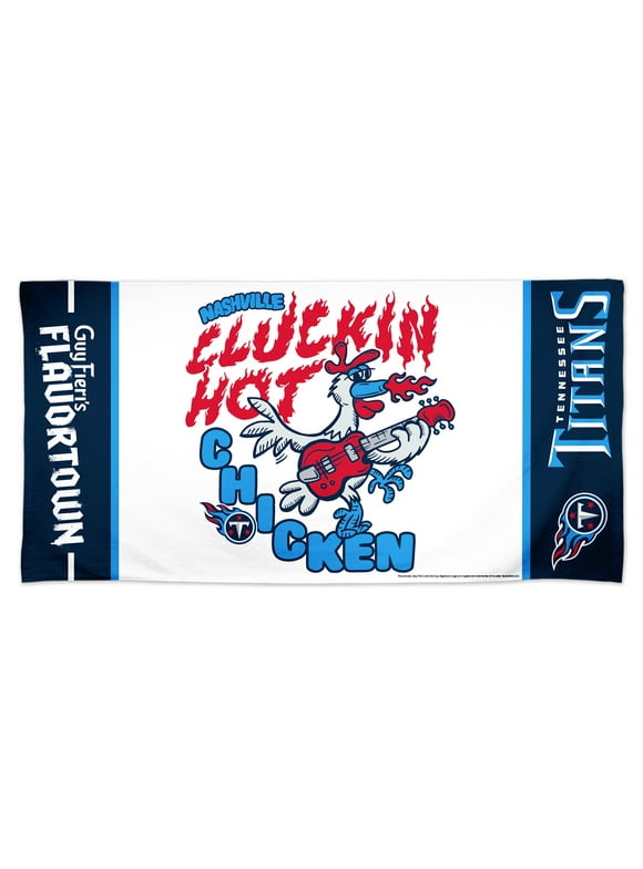 WinCraft Tennessee Titans NFL x Guy Fieri-s Flavortown 30" x 60" Spectra Beach Towel