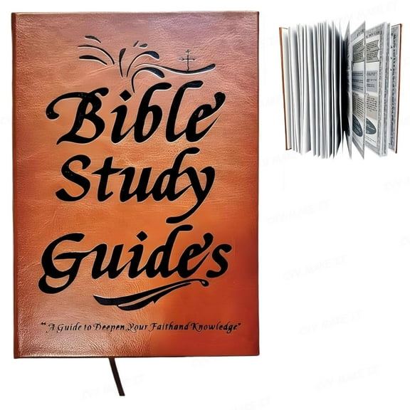 66-Page Bible Study Guide Notebook Women-Daily Scripture Quotes, Religious Faith-Based Notebook (A4)(1PC)