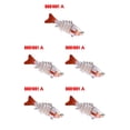thumbnail image 2 of Naiovety Señuelo de pesca de 10 cm, Crankbait, cebo de natación de 7 segmentos, cebo de pesca de simulación con anzuelo Type2 NO2, 2 of 6